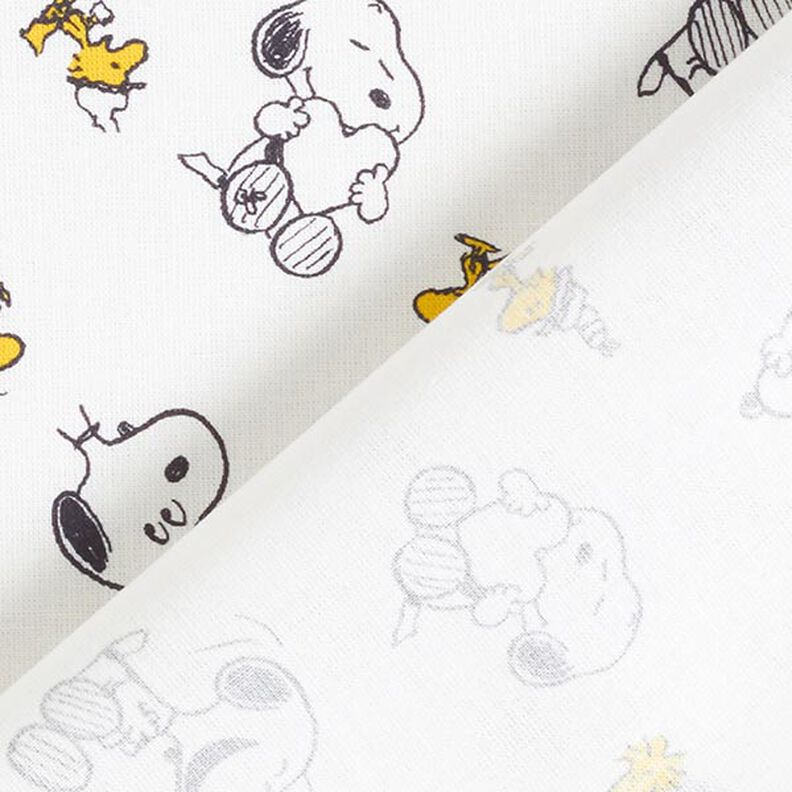 popeline di cotone, tessuto oggetto di licenza, Snoopy & Woodstock | Peanuts ™ – bianco,  image number 4