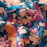 Raso di cotone con stampa digitale mare floreale – abete blu/salmone,  thumbnail number 2