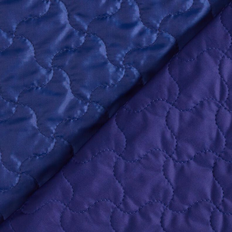 Tessuto trapuntato a rombi astratti – blu marino,  image number 6