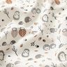 popeline di cotone Riccio sul sentiero – bianco lana,  thumbnail number 2