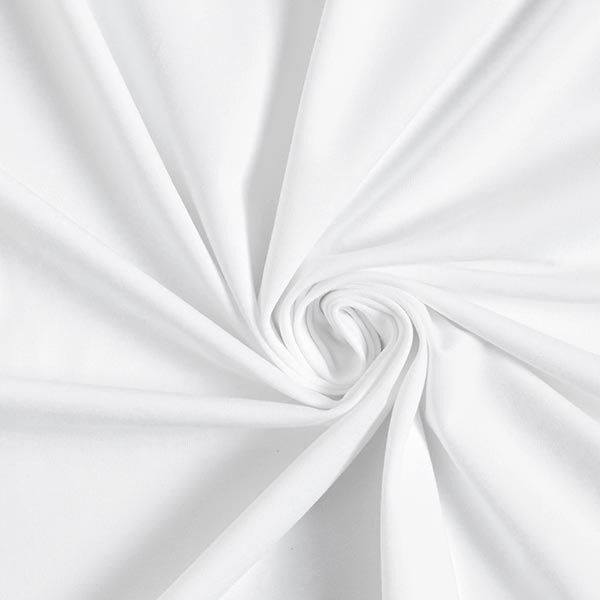 jersey di cotone medio tinta unita – bianco,  image number 1