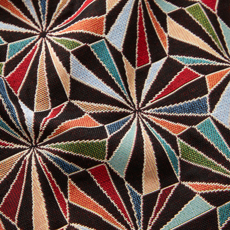 tessuto arredo gobelin Diamanti – nero/verde,  image number 2