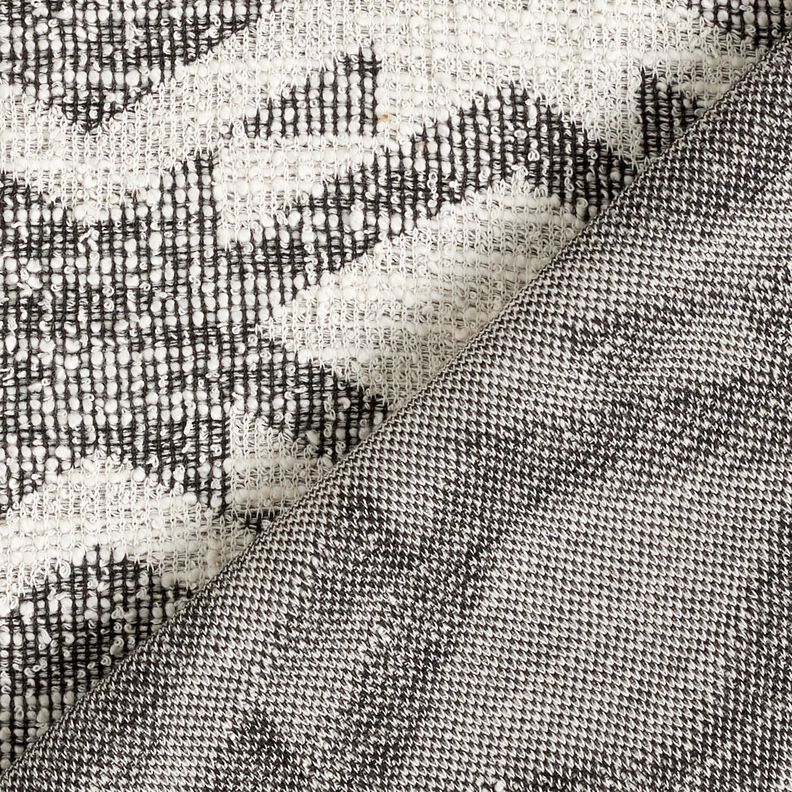 Bouclé in maglia Chevron – nero/bianco, image number 5