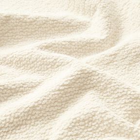 tessuto da tappezzeria Pelo morbido &ndash; bianco lana, 