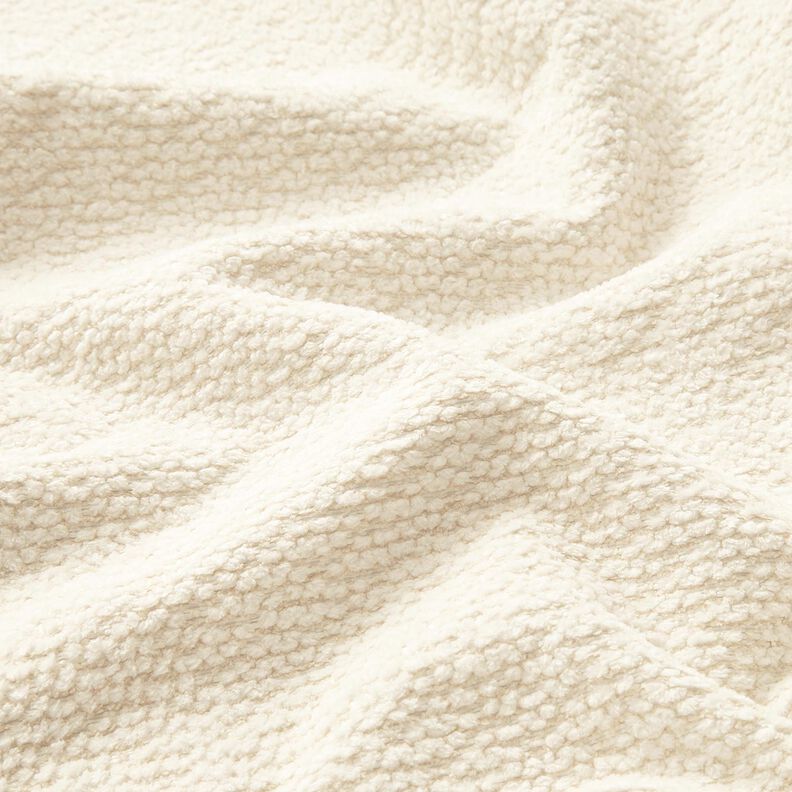 tessuto da tappezzeria Pelo morbido &ndash; bianco lana,  image number 2