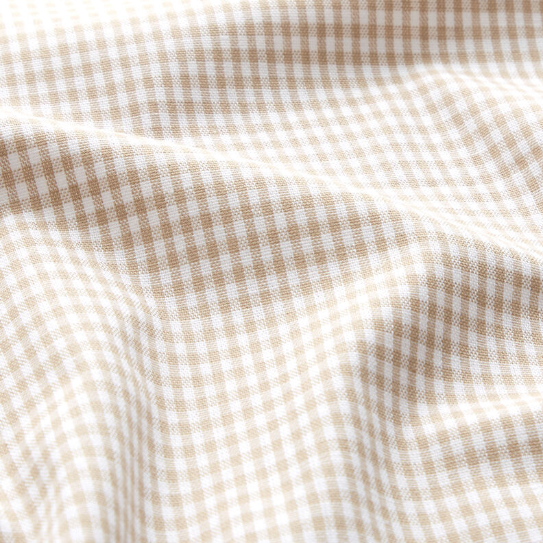 tessuto in cotone Quadro vichy 0,2 cm – anemone/bianco,  image number 2