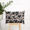 tessuto arredo gobelin Piante astratte – beige chiaro/nero,  thumbnail number 7