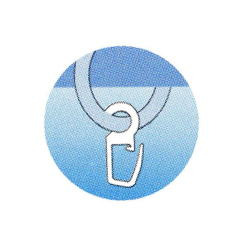 Ganci a clip [10 mm] 10 pezzi – trasparente | Prym,  image number 4