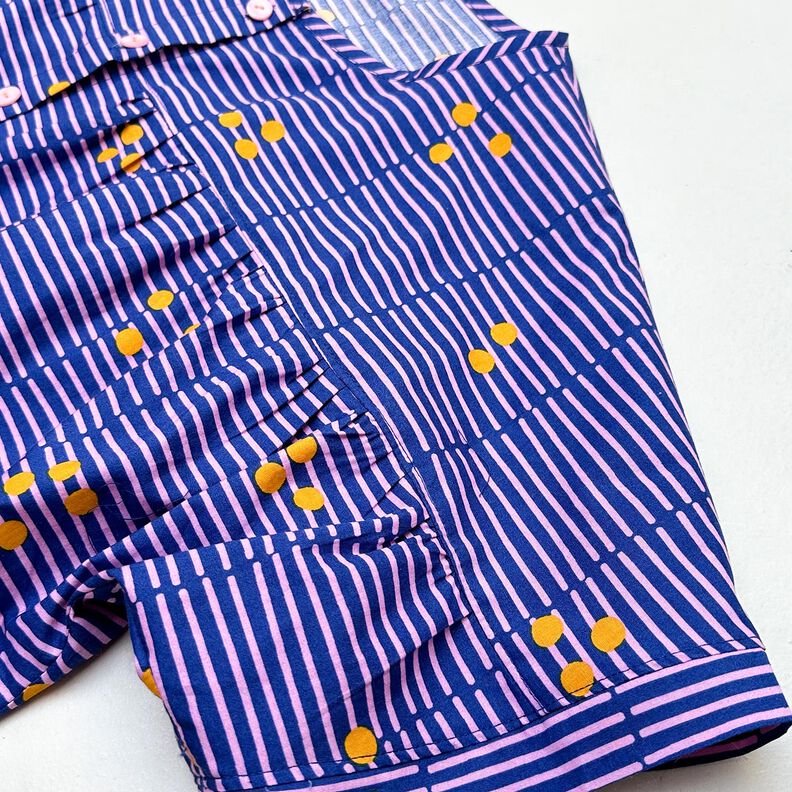 FRAU SUZY - blusa ampia a maniche corte con arricciatura, Studio Schnittreif  | XS -  XXL,  image number 3