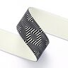 nastro elastico labirinto [ 3,5 cm ] – nero/bianco,  thumbnail number 2