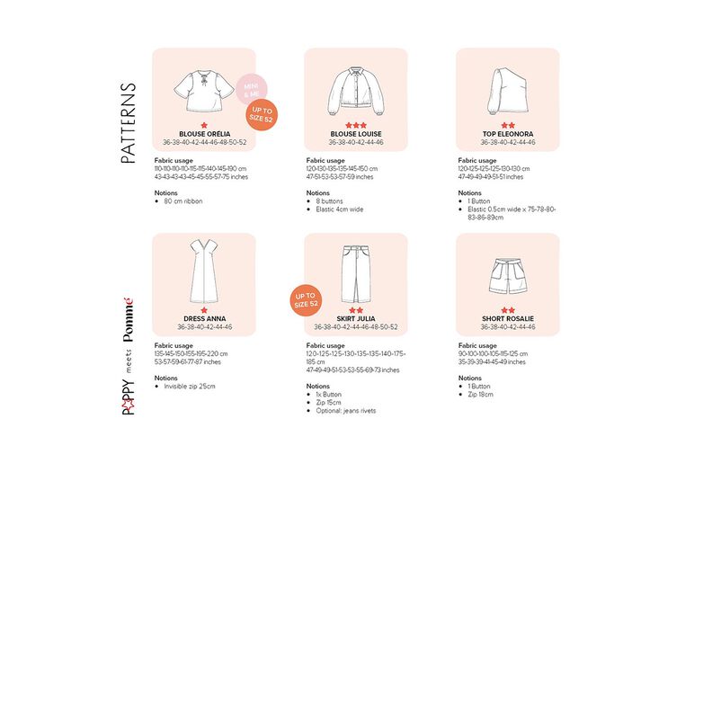 Poppy Rivista 26 | Poppy Fabrics – crema,  image number 4