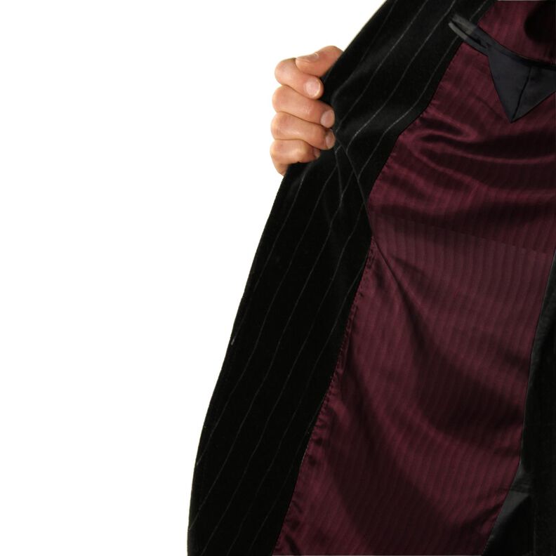 Fodera in raso con effetto ombreggiato – rosso Bordeaux,  image number 6