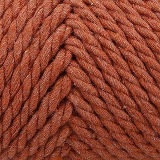 Anchor Crafty Filato per macramè, riciclato [5mm] – terracotta, 