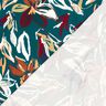 jersey di viscosa Fiori moderni – petrolio/rame,  thumbnail number 4