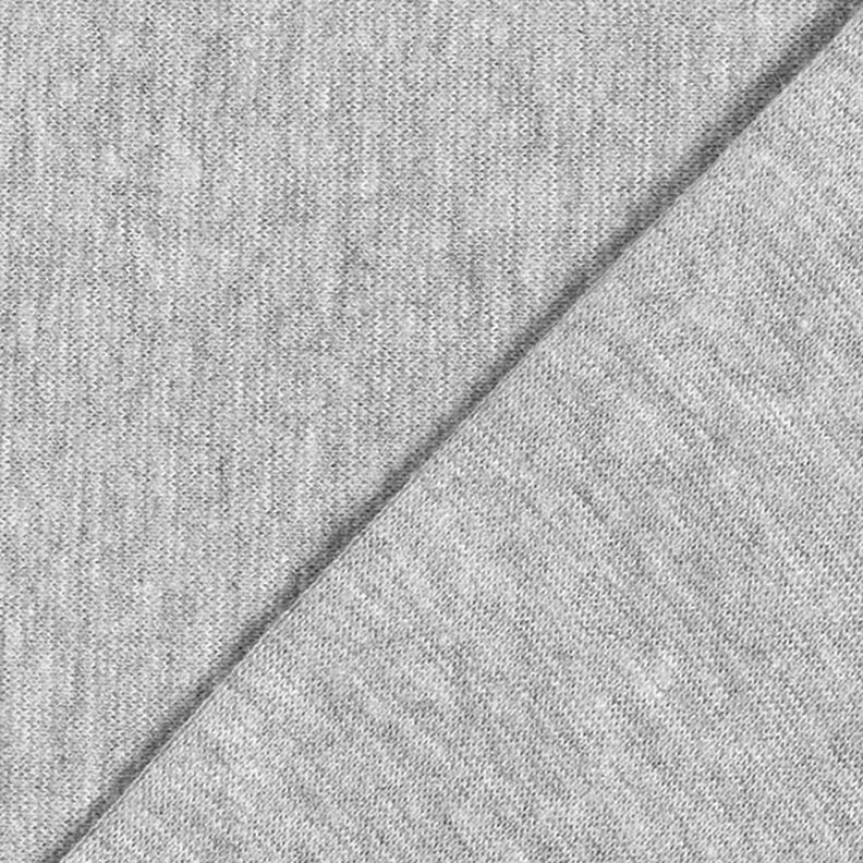 tessuto per bordi e polsini mélange – grigio chiaro,  image number 5