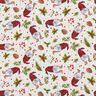 tessuto arredo tessuti canvas Gnomo con berretto – beige chiaro/rosso scuro,  thumbnail number 1