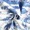 tessuto arredo tessuti canvas antichità 280 cm – blu reale/bianco,  thumbnail number 3