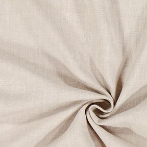 Tessuto di misto ramiè lavato a pietra, qualità pesante – beige chiaro, 
