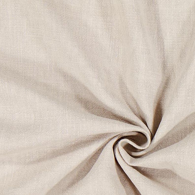 Tessuto di misto ramiè lavato a pietra, qualità pesante – beige chiaro,  image number 1