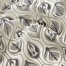 Motivo art deco in chiffon – nero/bianco,  thumbnail number 2