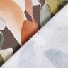 jersey di cotone Stampa digitale di fiori ad acquerello – rame/pistacchio,  thumbnail number 4