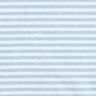 tessuto in cotone cretonne Strisce casual – azzurro/bianco,  thumbnail number 1