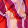 satin di cotone Onde retrò | Poppy Fabrics – porpora/arancione,  thumbnail number 2