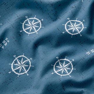 GOTS jersey di cotone bussola | Tula – colore blu jeans, 