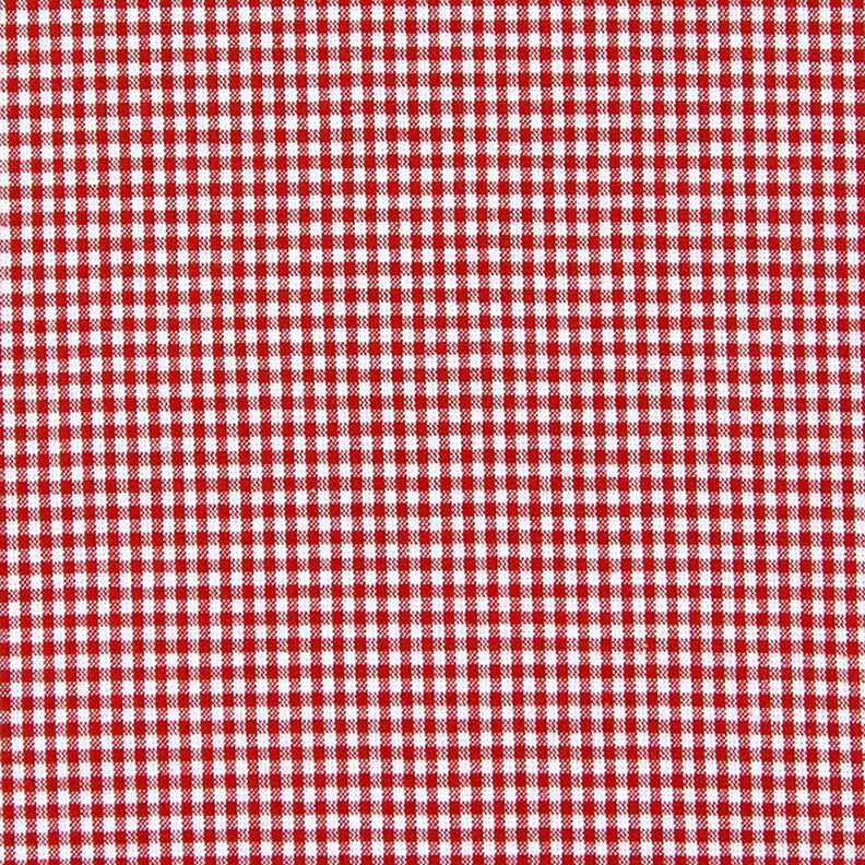 tessuto in cotone Quadro vichy 0,2 cm – rosso/bianco,  image number 1