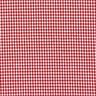 tessuto in cotone Quadro vichy 0,2 cm – rosso/bianco,  thumbnail number 1