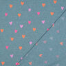 jersey di cotone Cuori al neon | by Poppy – blu colomba/arancio neon,  thumbnail number 4