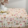 tessuto arredo mezzo panama Torte e pasticcini – beige chiaro/rosa,  thumbnail number 8