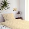 tessuto arredo satin di cotone Mare di fiori – senape/bianco,  thumbnail number 6