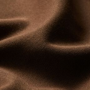 gabardine bi-stretch – marrone scuro, 