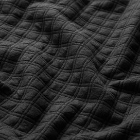 Jersey trapuntato a rombi – nero, 