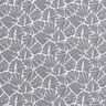 cotone rivestito Mini foglie astratte – grigio/bianco,  thumbnail number 1