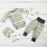 jersey di cotone Strisce di pennello – bianco,  thumbnail number 6