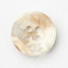 Bottone marmorizzato a 4 fori [Ø 15 mm] – crema/beige,  thumbnail number 1