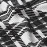 Tessuto jacquard con struttura a quadri – nero/bianco,  thumbnail number 2