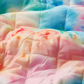 tessuto trapuntato Sfumatura arcobaleno – bianco/mix di colori, 