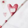 jersey di cotone Cuori ad acquerello stampa digitale – avorio/malva,  thumbnail number 4