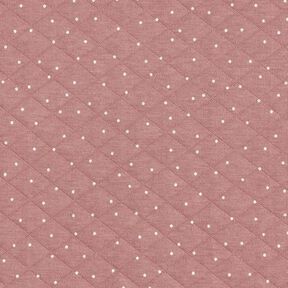 double face Pois – rosa antico scuro, 