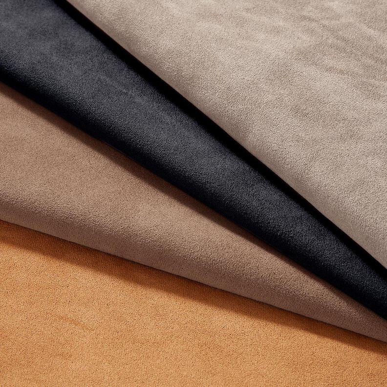 Velluto con retro in pelliccia Sherpa – marrone medio, image number 5