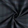 Tessuto per camicia a quadri scozzesi – blu notte/nero,  thumbnail number 3