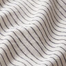 tessuto per camicette Misto cotone righe ampie – bianco lana/nero,  thumbnail number 2
