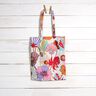 tessuto arredo panama Fiori dai colori vivaci – crema/lavanda,  thumbnail number 8