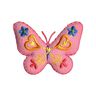 applicazione, farfalla [ 4,5 x 5,5 cm ] – rosa/giallo,  thumbnail number 1