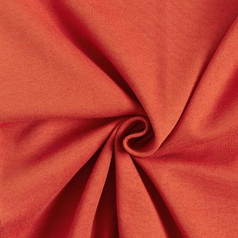 GOTS tessuto per bordi e polsini in cotone | Tula – terracotta,  image number 1