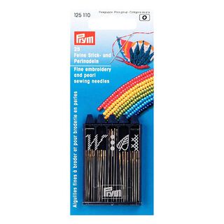 Assortimento di 25 aghi, ricamo e infilaperle Prym, 