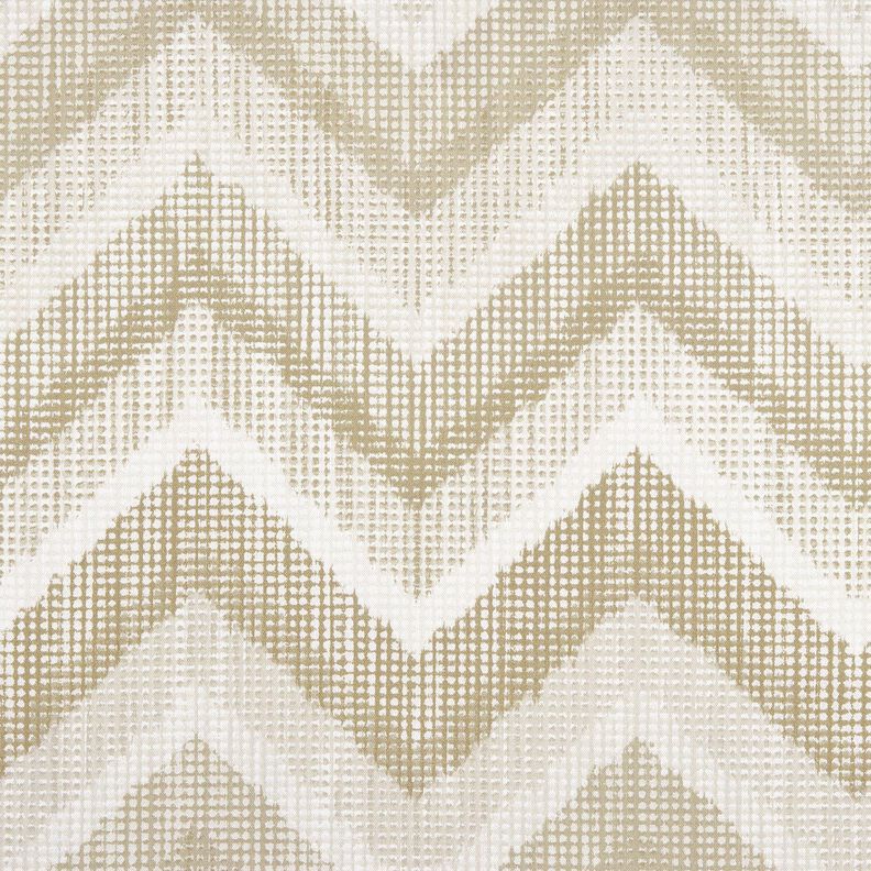 tessuto arredo mezzo panama chevron &ndash; naturale/duna,  image number 1